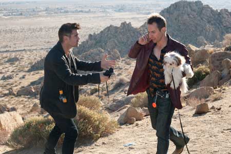 Colin Farrell and Sam Rockwell movie still from SEVEN PSYCHOPATHS
